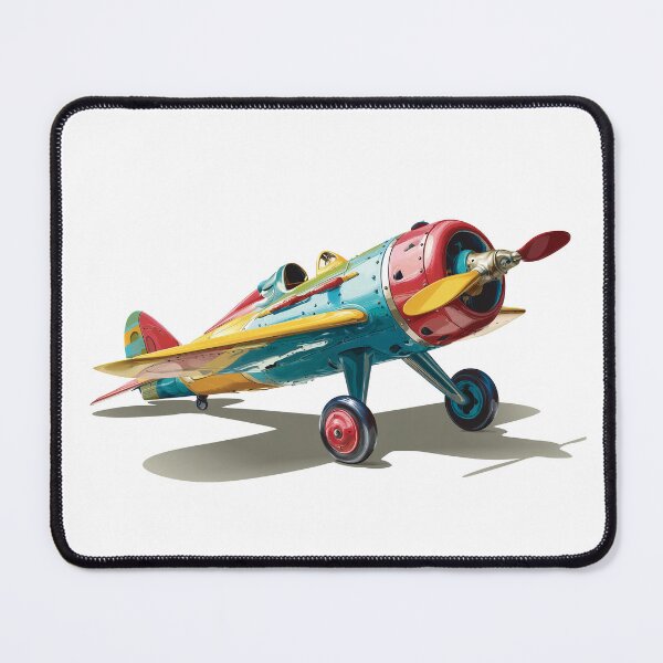 Item preview, Vintage Toy Airplane Colorful designed and sold by Declarable.