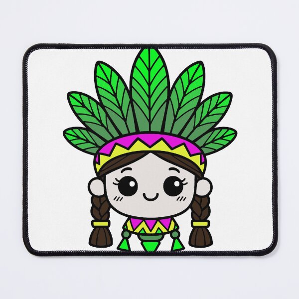 Item preview, Mexican Aztec Girl designed and sold by Beloky.