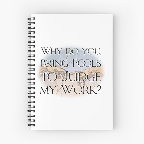 Item preview, Michelangelo Buonarroti - Why bring Fools designed and sold by TitanicTownArts.