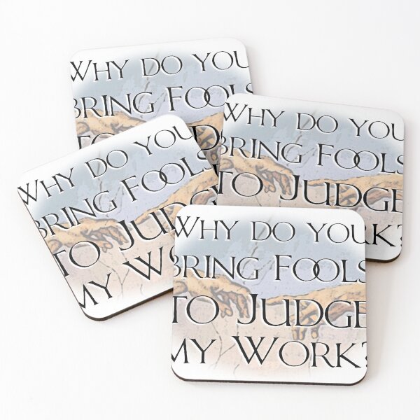 Item preview, Michelangelo Buonarroti - Why bring Fools designed and sold by TitanicTownArts.