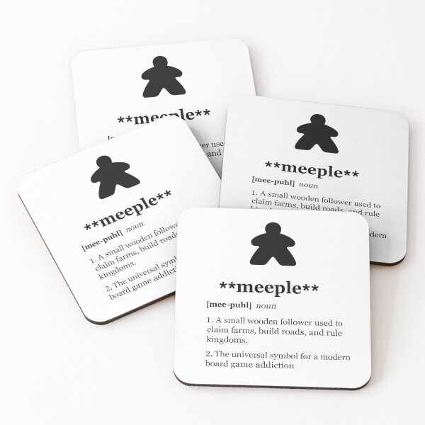 Item preview, Meeple Definition T-Shirt - Funny Board Game Geek & Gamer Gift designed and sold by Pingi-shop.
