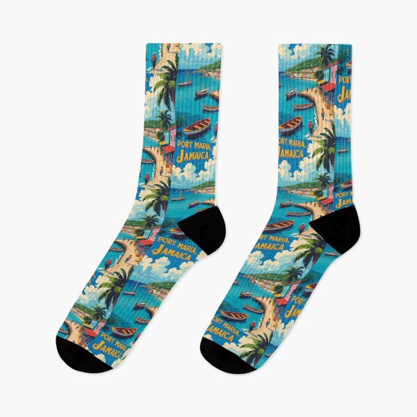 Item preview, Port Maria Jamaica Vintage Travel Tourism designed and sold by TravelersGems.