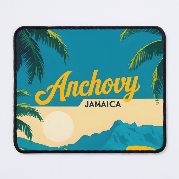 Item preview, Anchovy Jamaica Vintage Travel Tourism designed and sold by TravelersGems.