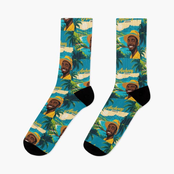 Item preview, Anchovy Jamaica Vintage Travel Tourism designed and sold by TravelersGems.