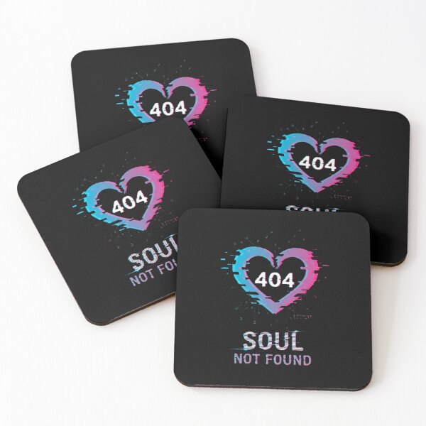 Item preview, 404 Soul Not Found - Glitch Core Cyber Heart designed and sold by DMNindustries.