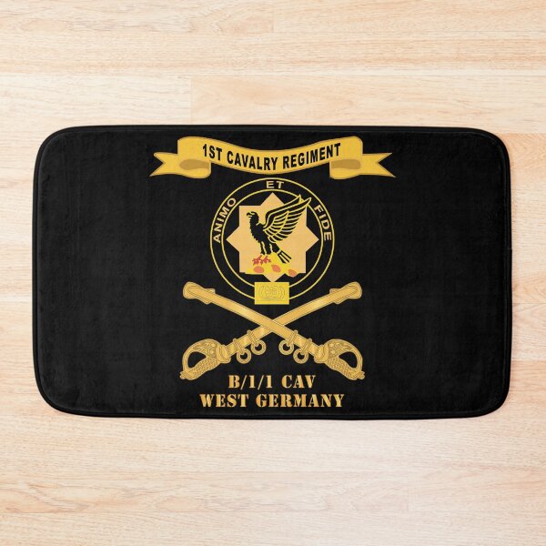 Item preview, Army - 1st Cavalry Regiment w Br - Ribbon - B-1-1 CAV West Germany X 300 designed and sold by Military Insignia Products.
