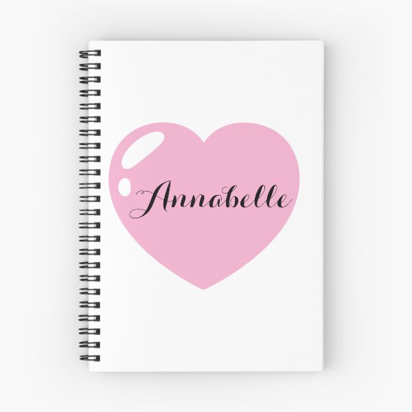 Item preview, Annabelle Name with Pink Heart  designed and sold by Monika Howarth.