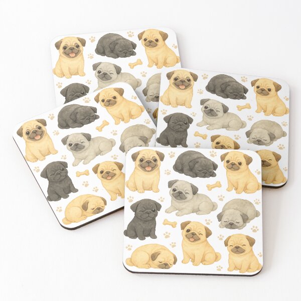 Item preview, Covered pugs designed and sold by mayhaku.