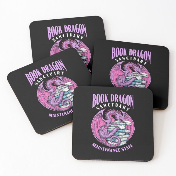 Item preview, Book Dragon Sanctuary Maintenance Staff Bookish Funny Books designed and sold by GrandeDuc.