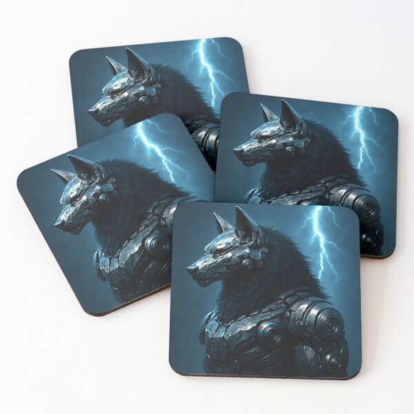 Item preview, Mecha Wolf Warrior designed and sold by Trexart-Shop.
