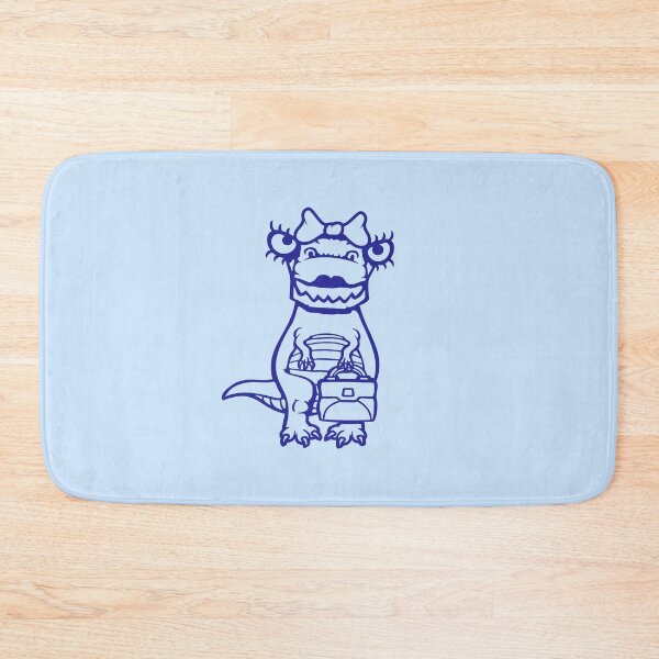 Item preview, T-Rex Woman Smiles Pretty Handbag Female Tyrannosaurus Rex designed and sold by shirt-o-mat.