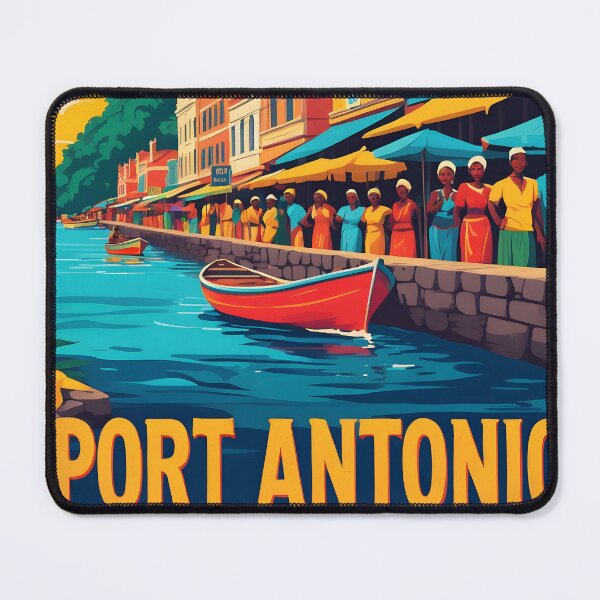 Item preview, Port Antonio Jamaica Vintage Travel Tourism designed and sold by TravelersGems.