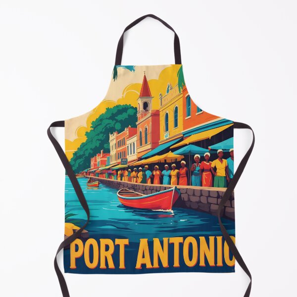 Item preview, Port Antonio Jamaica Vintage Travel Tourism designed and sold by TravelersGems.