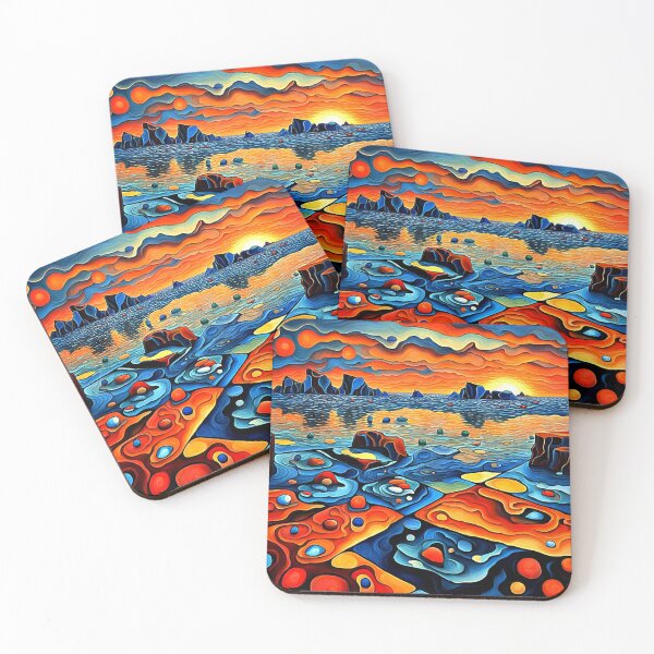 Item preview, Geometric Shore designed and sold by George Hutton Hunter.