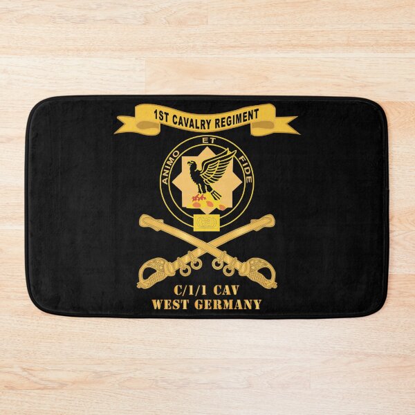 Item preview, Army - 1st Cavalry Regiment w Br - Ribbon - C-1-1 CAV West Germany X 300 designed and sold by Military Insignia Products.