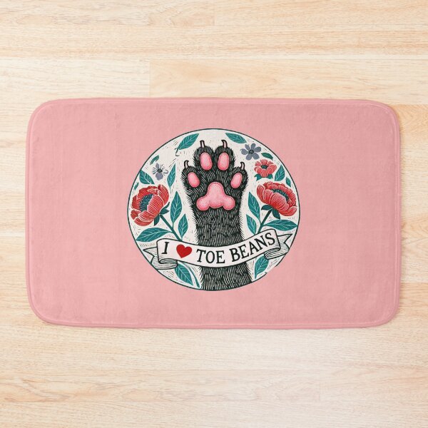 Item preview, I Love Toe Beans Cute Cat Paw Funny Design designed and sold by FrictionMaxxing.