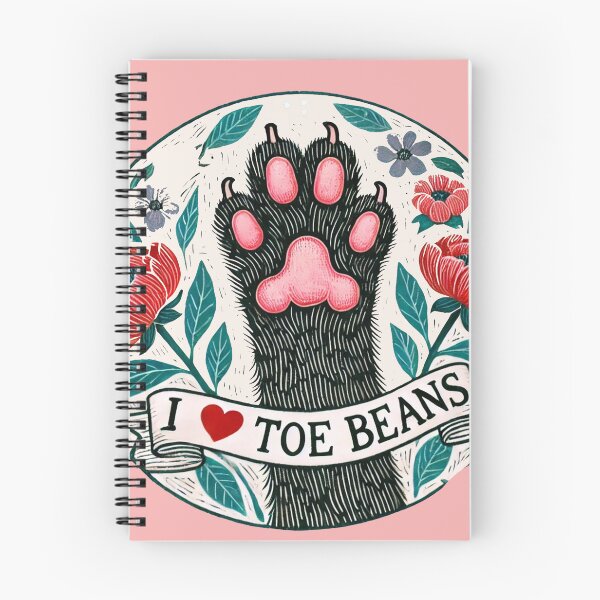 Item preview, I Love Toe Beans Cute Cat Paw Funny Design designed and sold by FrictionMaxxing.