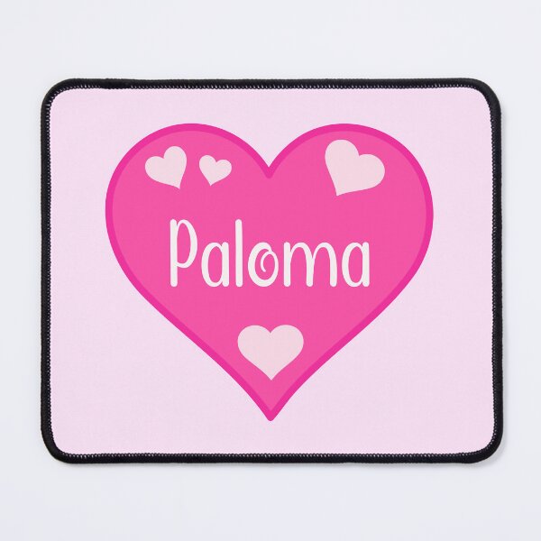Item preview, Paloma Name Pink Heart  designed and sold by Jeallan Designs.