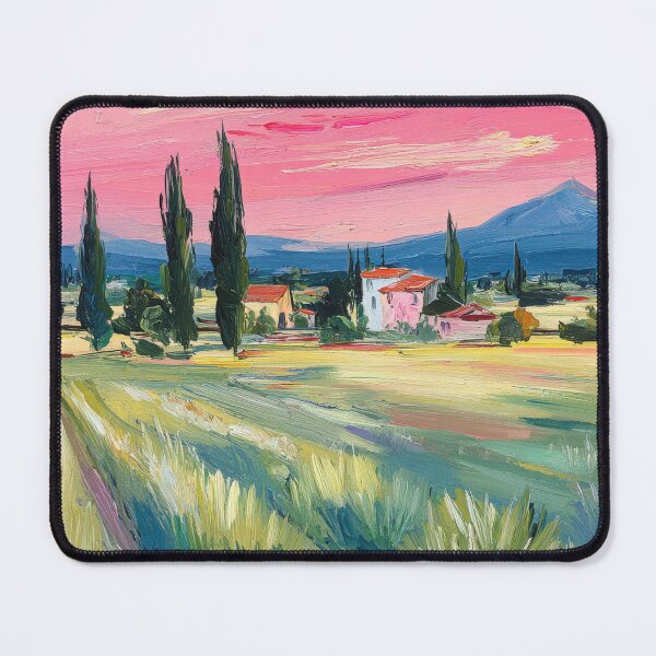 Item preview, Provençal landscape in gouache designed and sold by ArtHouseNiklas.