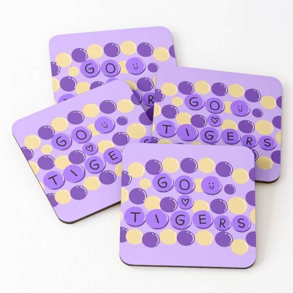 Item preview, Go tigers purple and gold friendship bracelet gameday designed and sold by alejapetit.