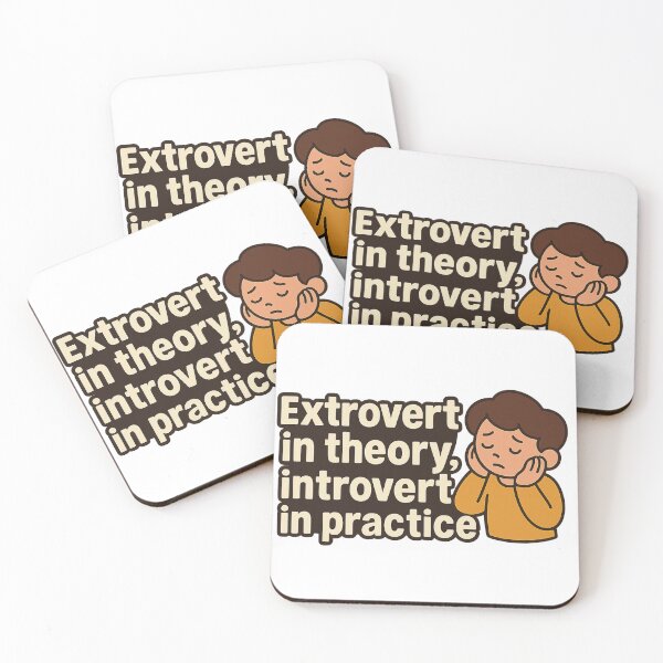 Item preview, Extrovert in theory, introvert in practice designed and sold by ChernivtsiSkoda.