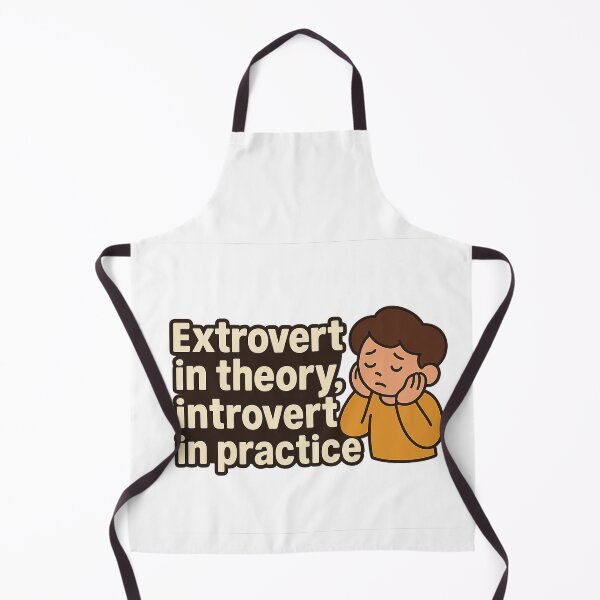 Item preview, Extrovert in theory, introvert in practice designed and sold by ChernivtsiSkoda.