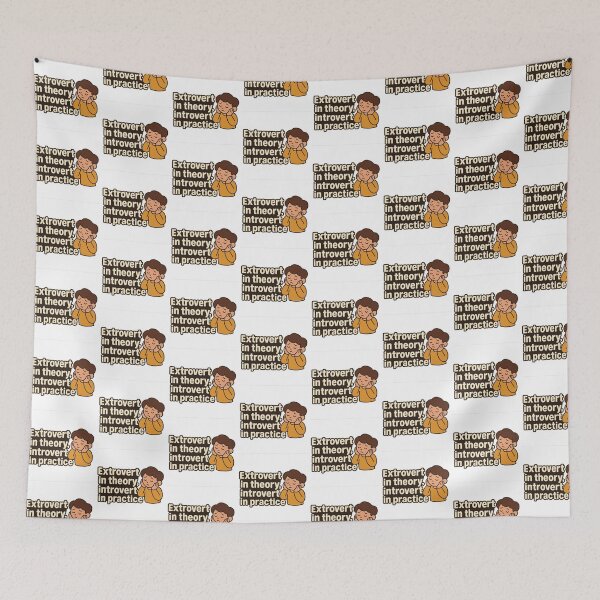 Item preview, Extrovert in theory, introvert in practice designed and sold by ChernivtsiSkoda.