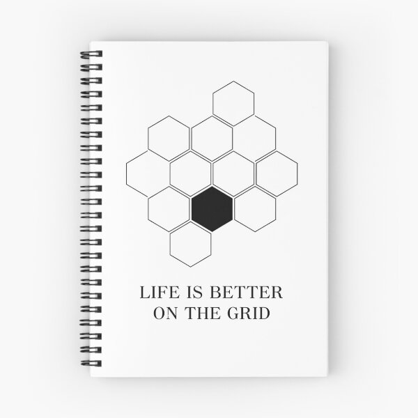 Item preview, Life Is Better On The Grid T-Shirt - Hex Grid Board Game Gift designed and sold by Pingi-shop.