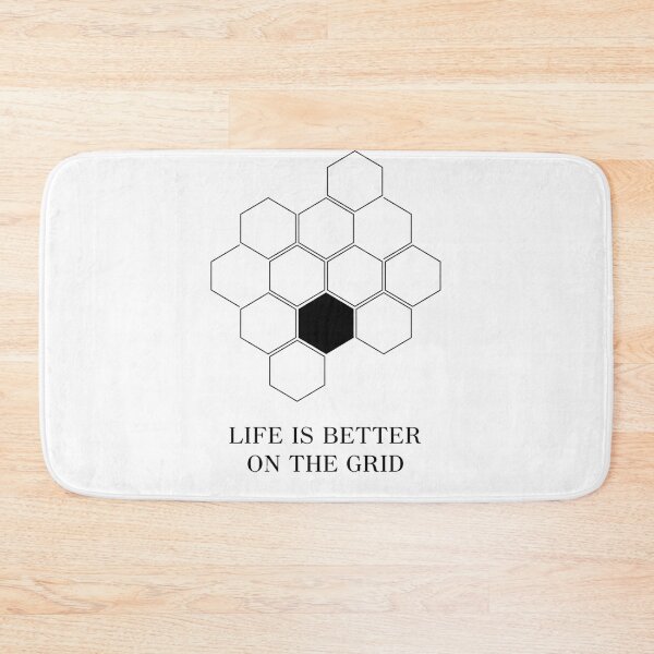 Item preview, Life Is Better On The Grid T-Shirt - Hex Grid Board Game Gift designed and sold by Pingi-shop.