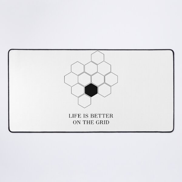 Item preview, Life Is Better On The Grid T-Shirt - Hex Grid Board Game Gift designed and sold by Pingi-shop.