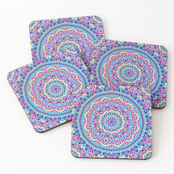 Item preview, Jewel Toned Mandala with Gold Accents designed and sold by Julie Erin Designs.