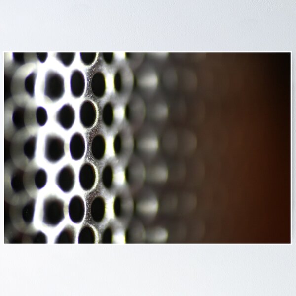 Metallic Hoop Texture - Shallow Focus Poster