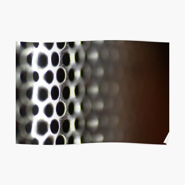 Metallic Hoop Texture - Shallow Focus Poster