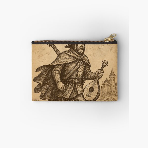 Item preview, Wandering Medieval Bard with Lute designed and sold by photoparadise22.