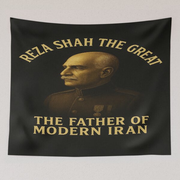 Item preview, Reza Shah the Great - Father of Modern Iran - Royal Vintage Design designed and sold by Merida7.