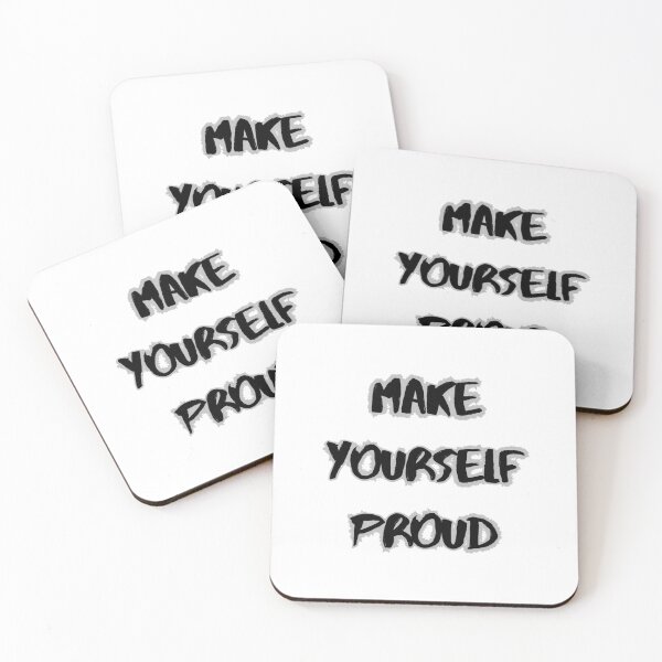 Item preview, Make Yourself Proud – Motivational Graffiti Sticker designed and sold by boxenbrain.