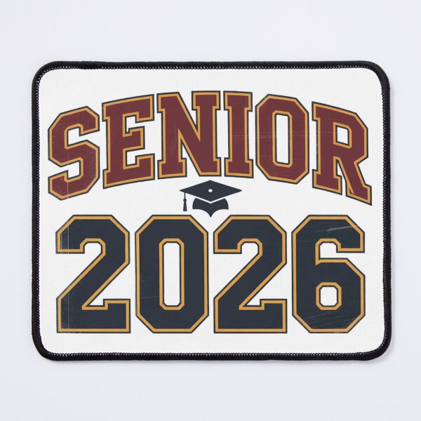 Item preview, Senior 2026 Graduation Collegiate Sport Retro Design designed and sold by Okada's t-shirts & accessories.