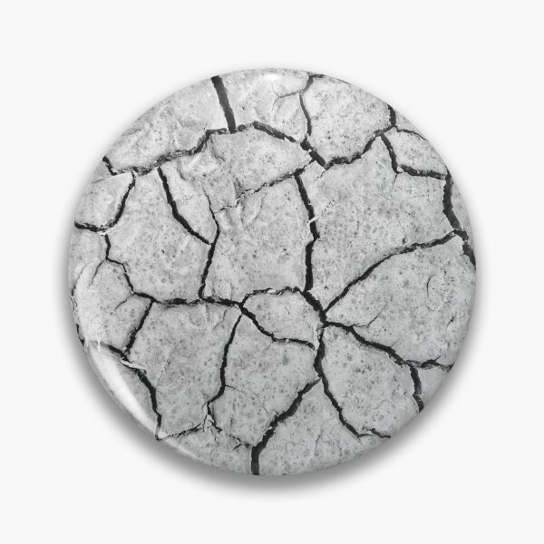 Item preview, Fotografía en blanco y negro con textura de tierra agrietada designed and sold by Dave Ward.