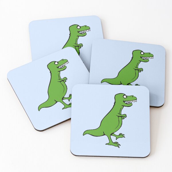 Item preview, Happy T-Rex Tyrannosaurus Rex Walking Going Comic Funny designed and sold by shirt-o-mat.