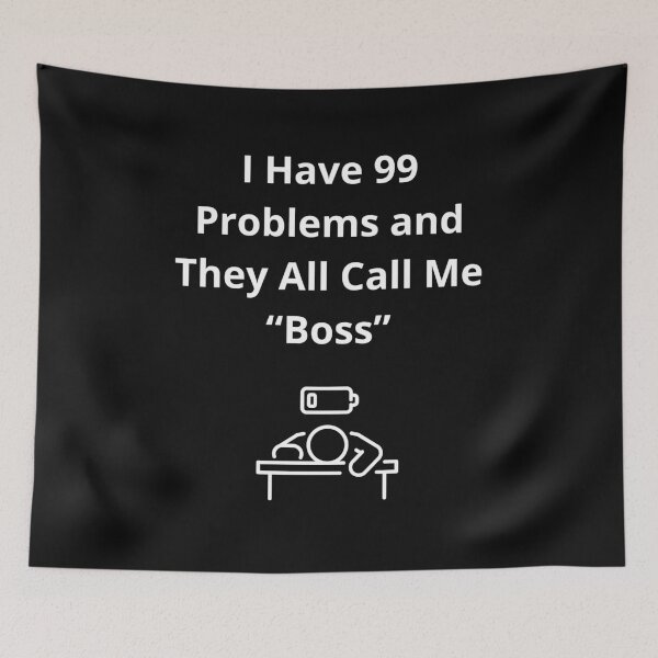 Item preview, 99 Problems and They All Call Me Boss – Funny Boss & Principal Design designed and sold by Kindloom.