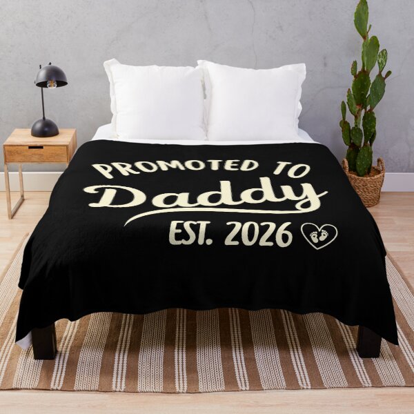 Item preview, Promoted To Daddy EST 2026 designed and sold by DemureArtsy.