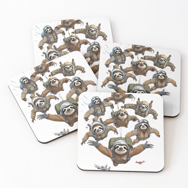 Item preview, Sloth Squadron designed and sold by Slum-Alley.