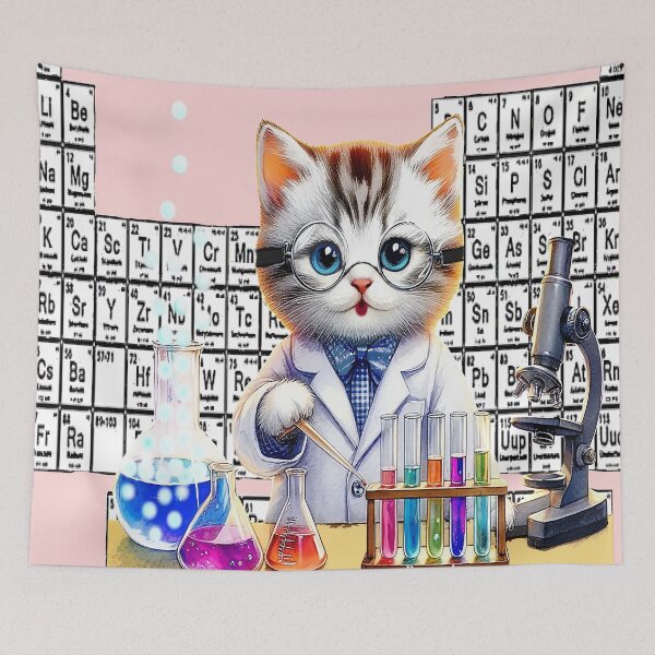 Item preview, Meowster of Molecular Mischief designed and sold by rmoneeshop.