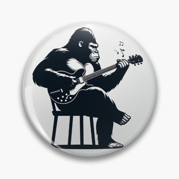 Item preview, Gorilla guitar playing designed and sold by Dogandesighn.