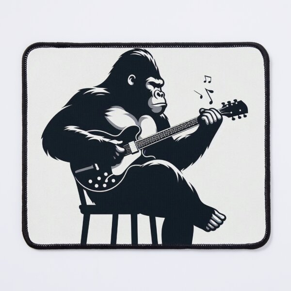 Item preview, Gorilla guitar playing designed and sold by Dogandesighn.