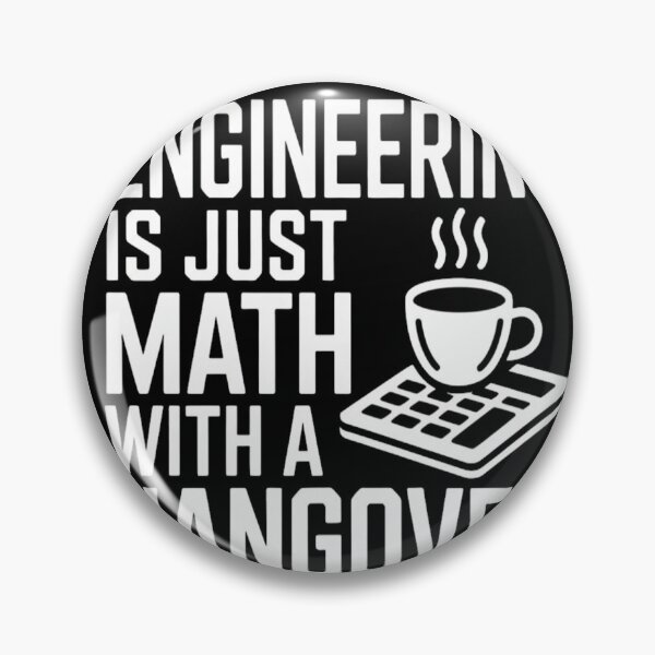 Item preview, Engineering Is Just Math With a Hangover T-Shirt | Funny Engineer Humor Tee designed and sold by Professionalpun.