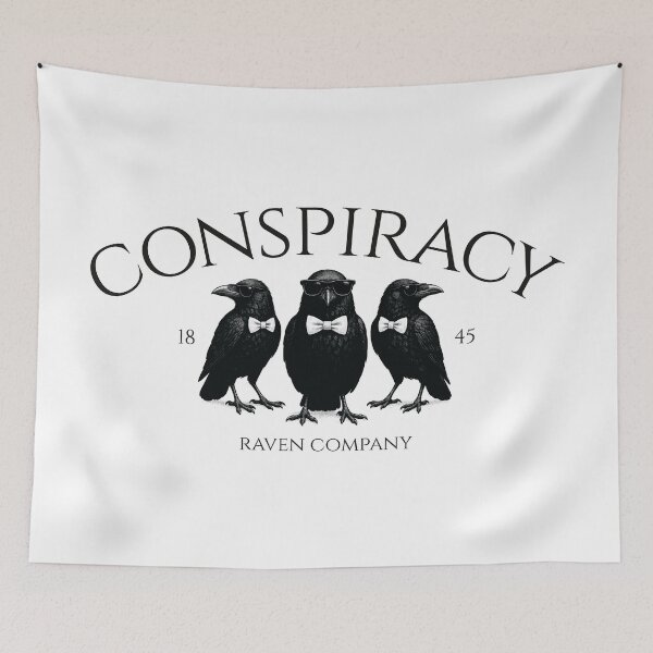 Item preview, Conspiracy Raven Company 1845 designed and sold by kidrelic.