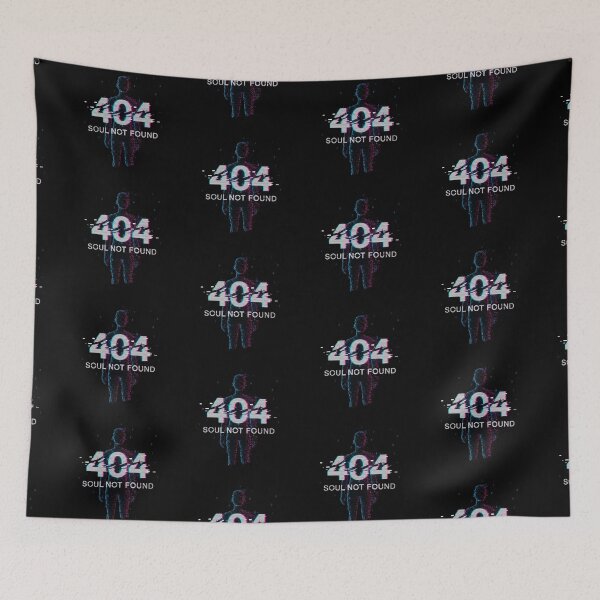 Item preview, 404 Soul Not Found - Glitched Identity Art designed and sold by DMNindustries.