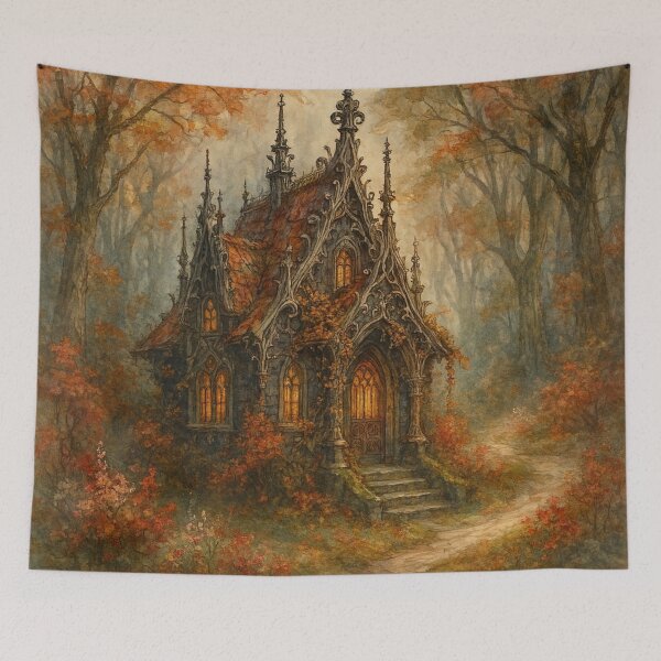 Item preview, The Cottage That Wept Autumn designed and sold by Woven-myth.