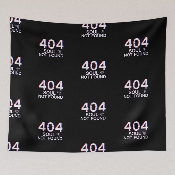 Item preview, 404 Soul Not Found - Cyberpunk Heartbreak Product designed and sold by DMNindustries.